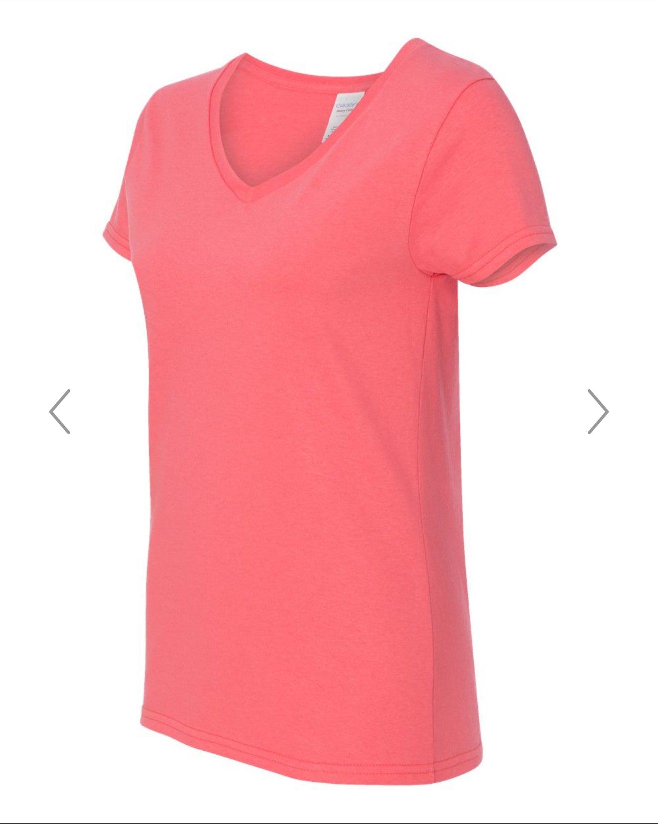 S-XL Custom V Neck DTF T