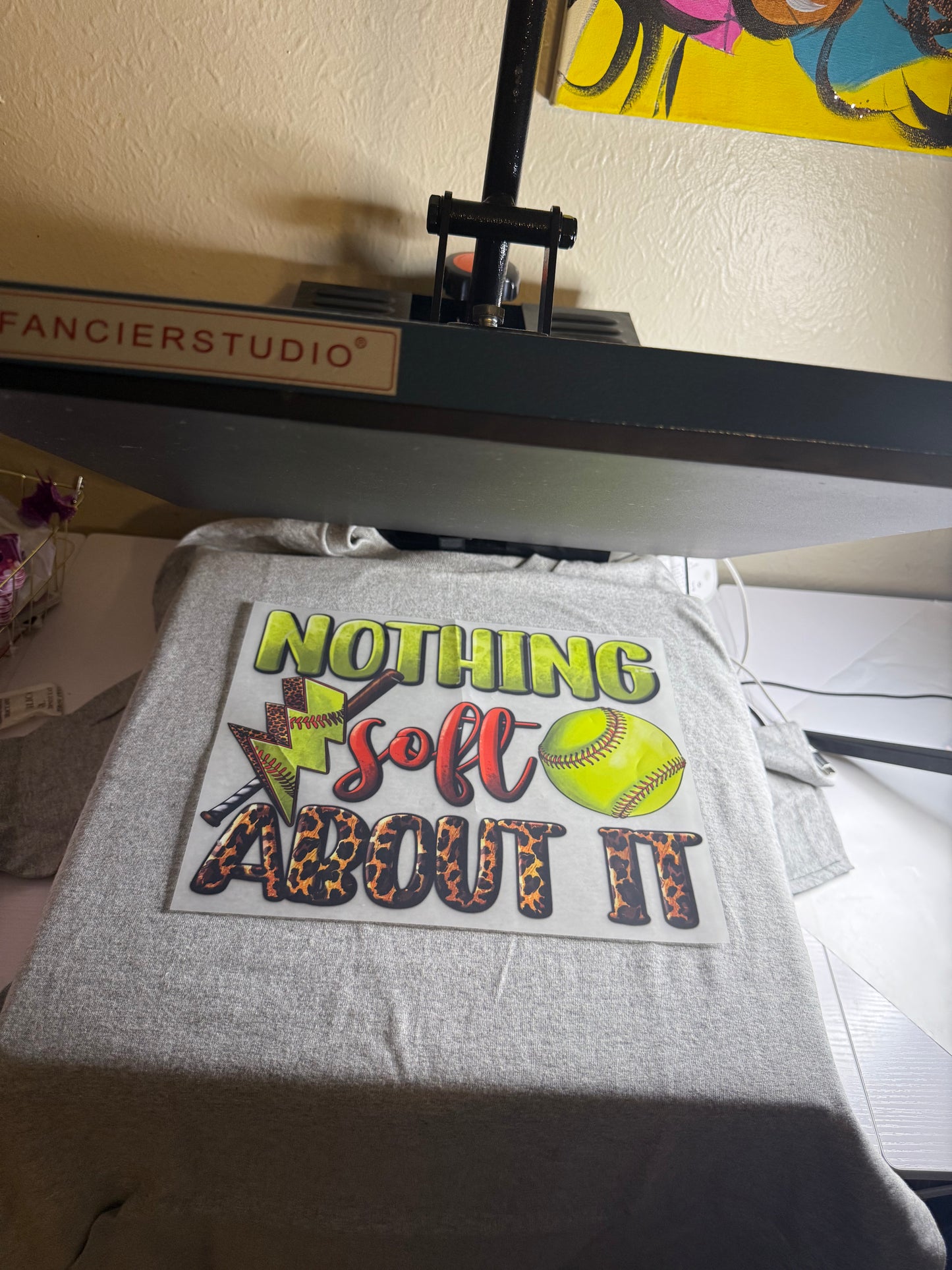 Custom Softball Tee with Sleeve Bows