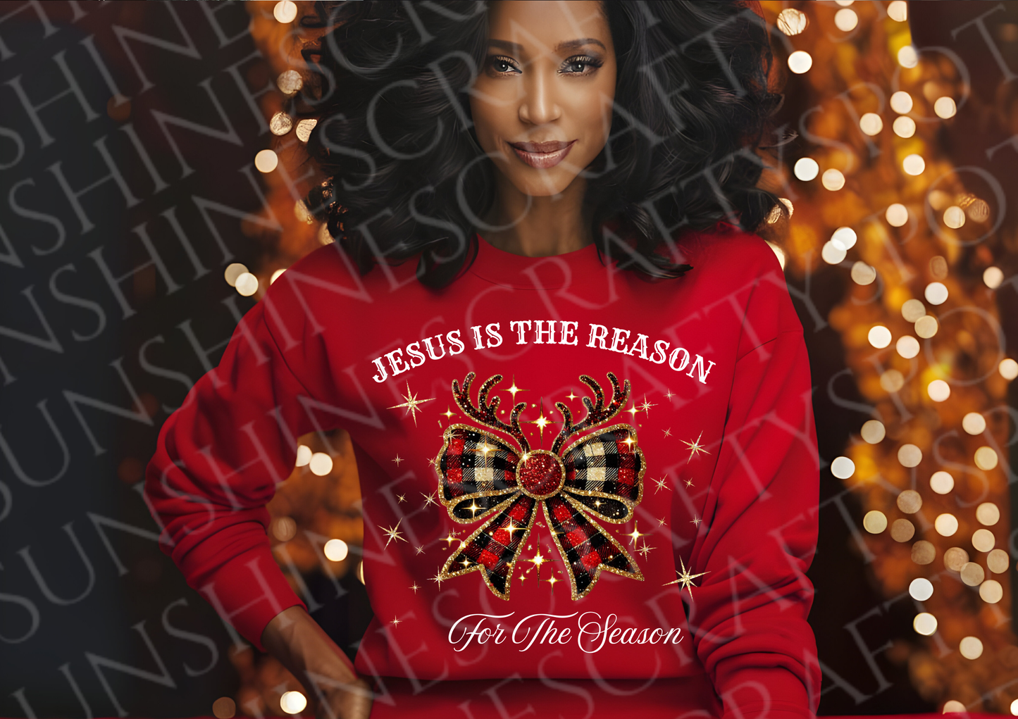 Jesus Is The Reason - Red Bow