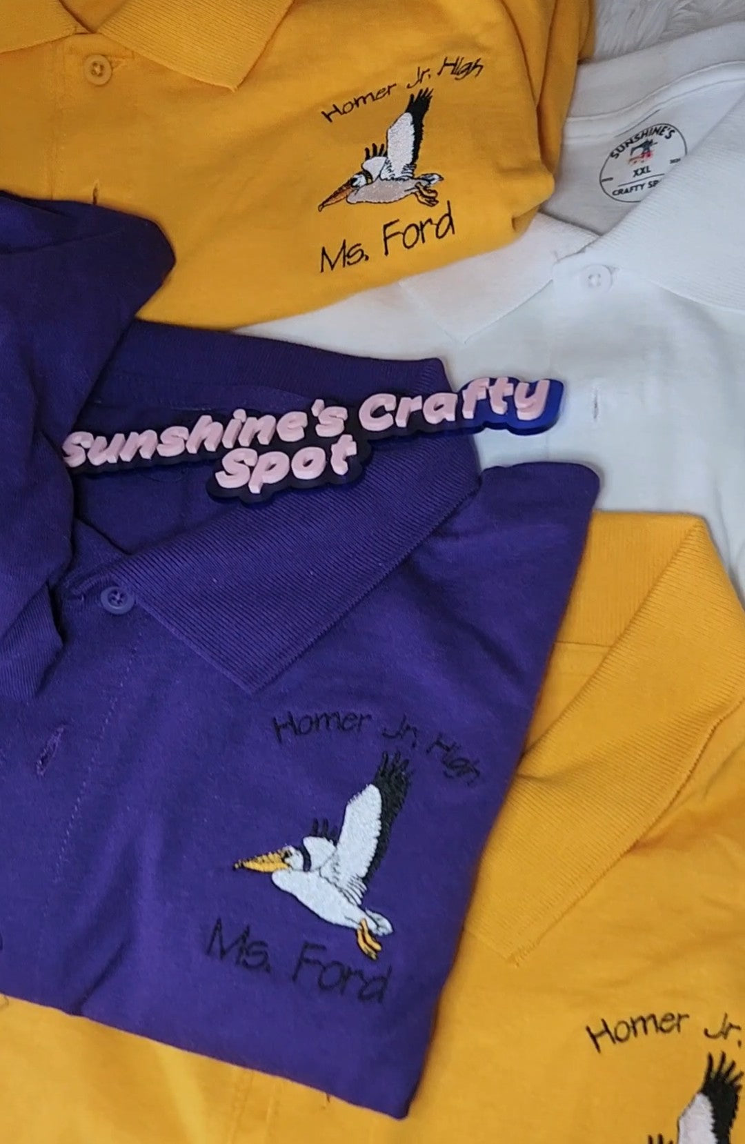 Embroidered HJH Polo Shirt