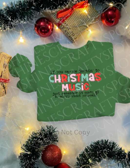 Its Time for Christmas Music Tshirt