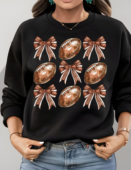 Football & Bows Tshirt