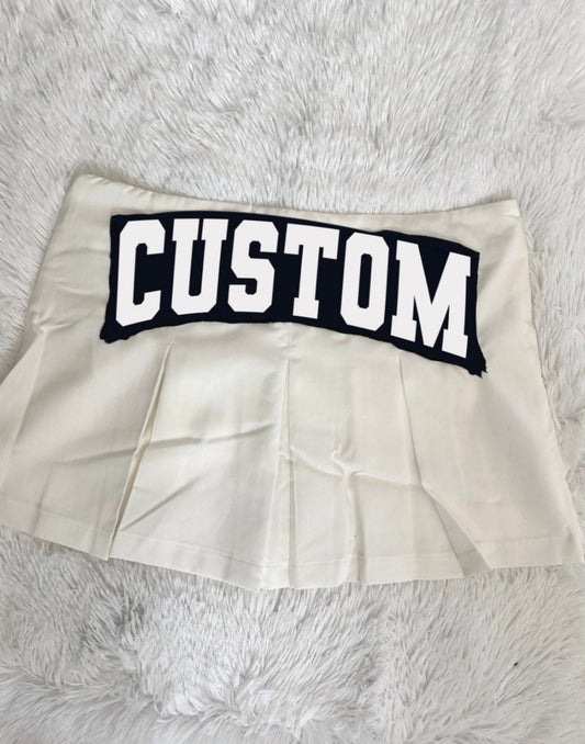 Custom vinyl skirt