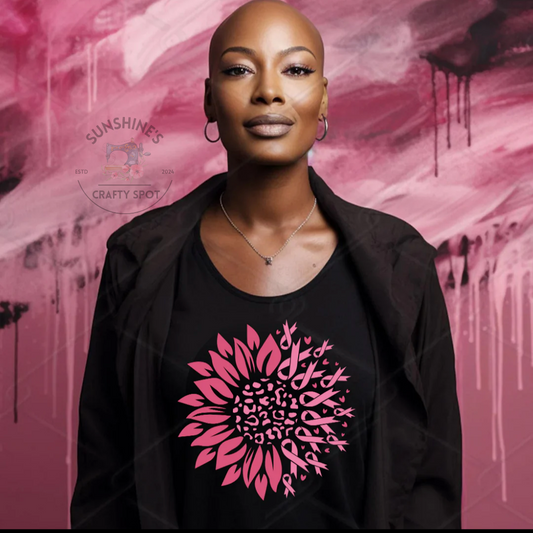 Breast Cancer Sunflower