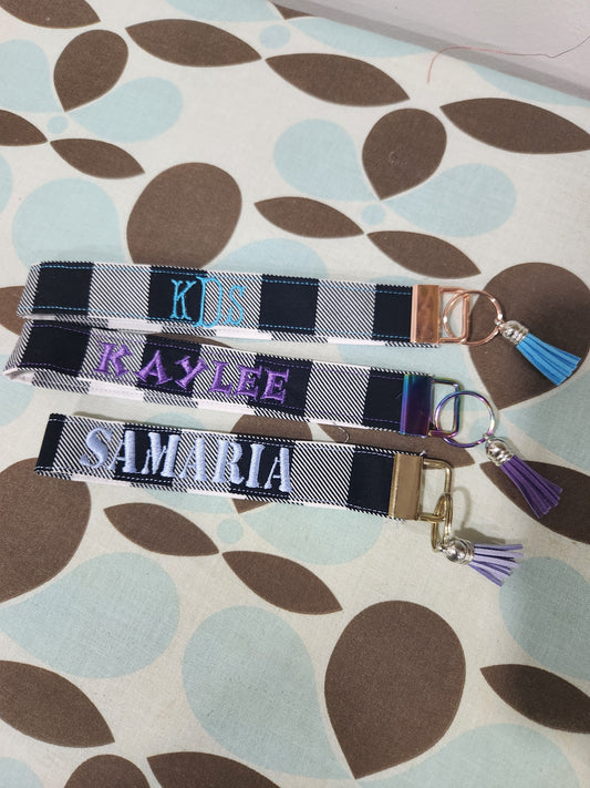 Monogram Key Chains