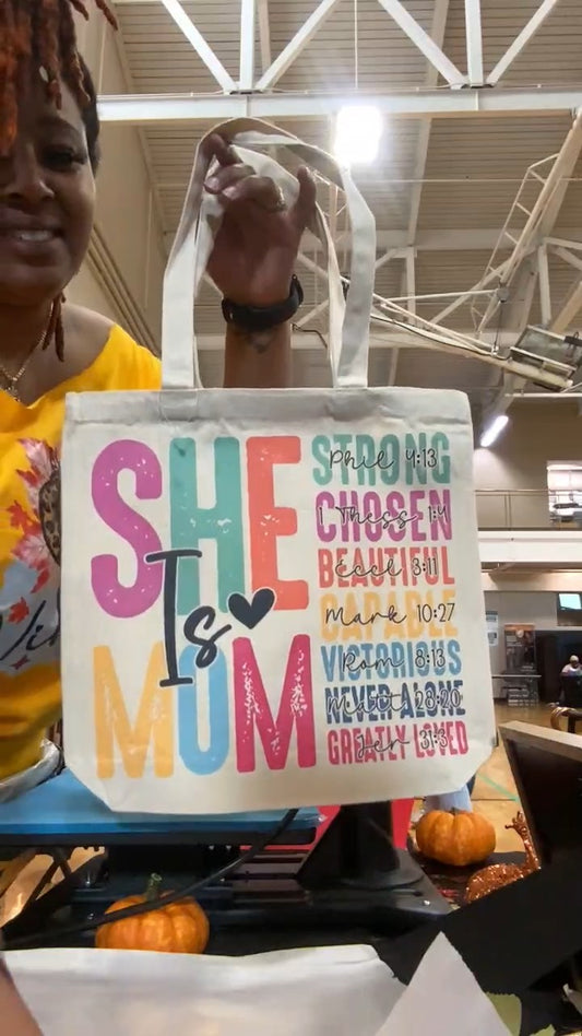 She is Mom Tote